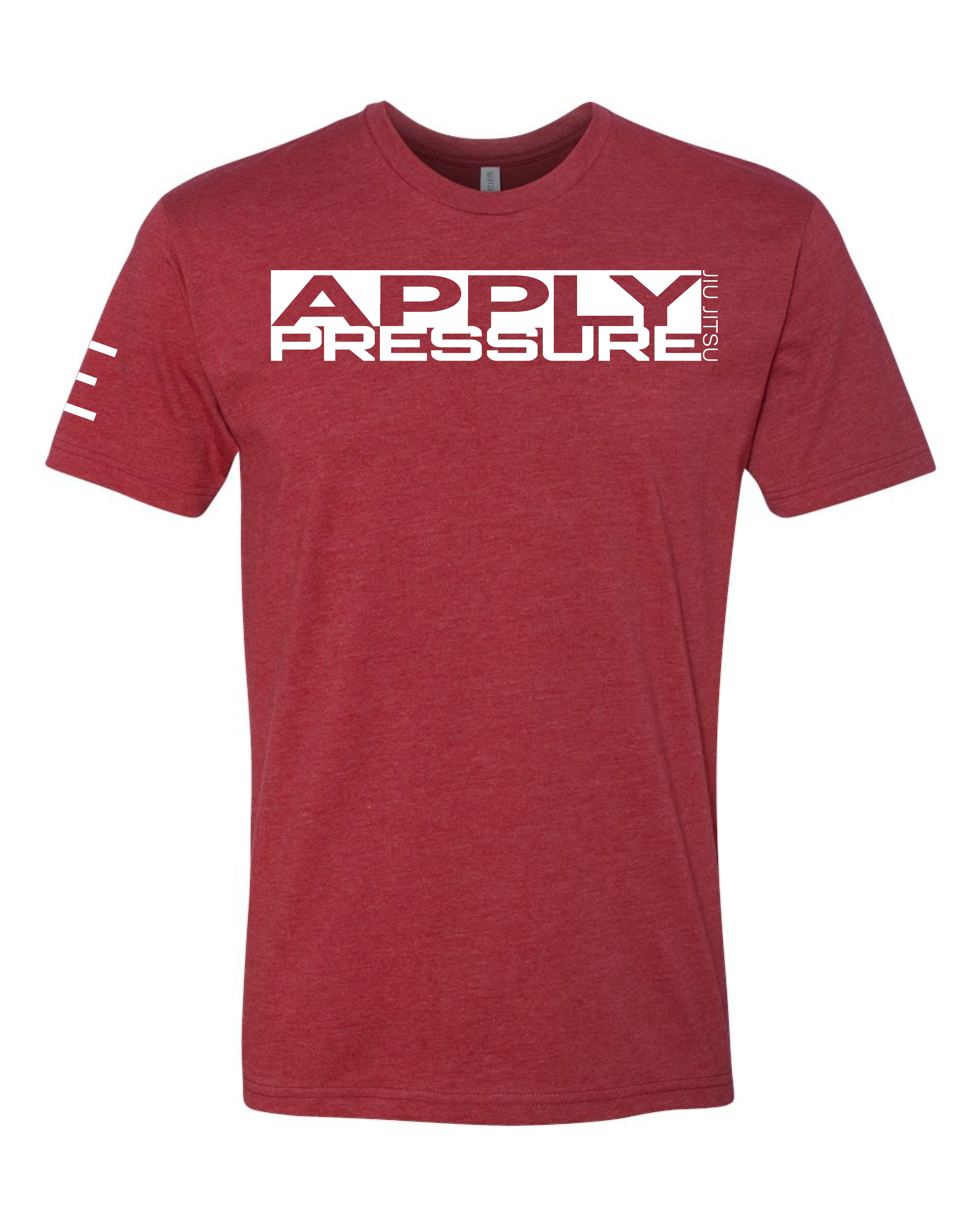 Apply Pressure Jiu-Jitsu T-Shirt - Technique Motivational BJJ Apparel 