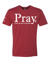 Pray Jiu-Jitsu T-Shirt – Funny BJJ Injury Prevention Shirt for Grapplers
