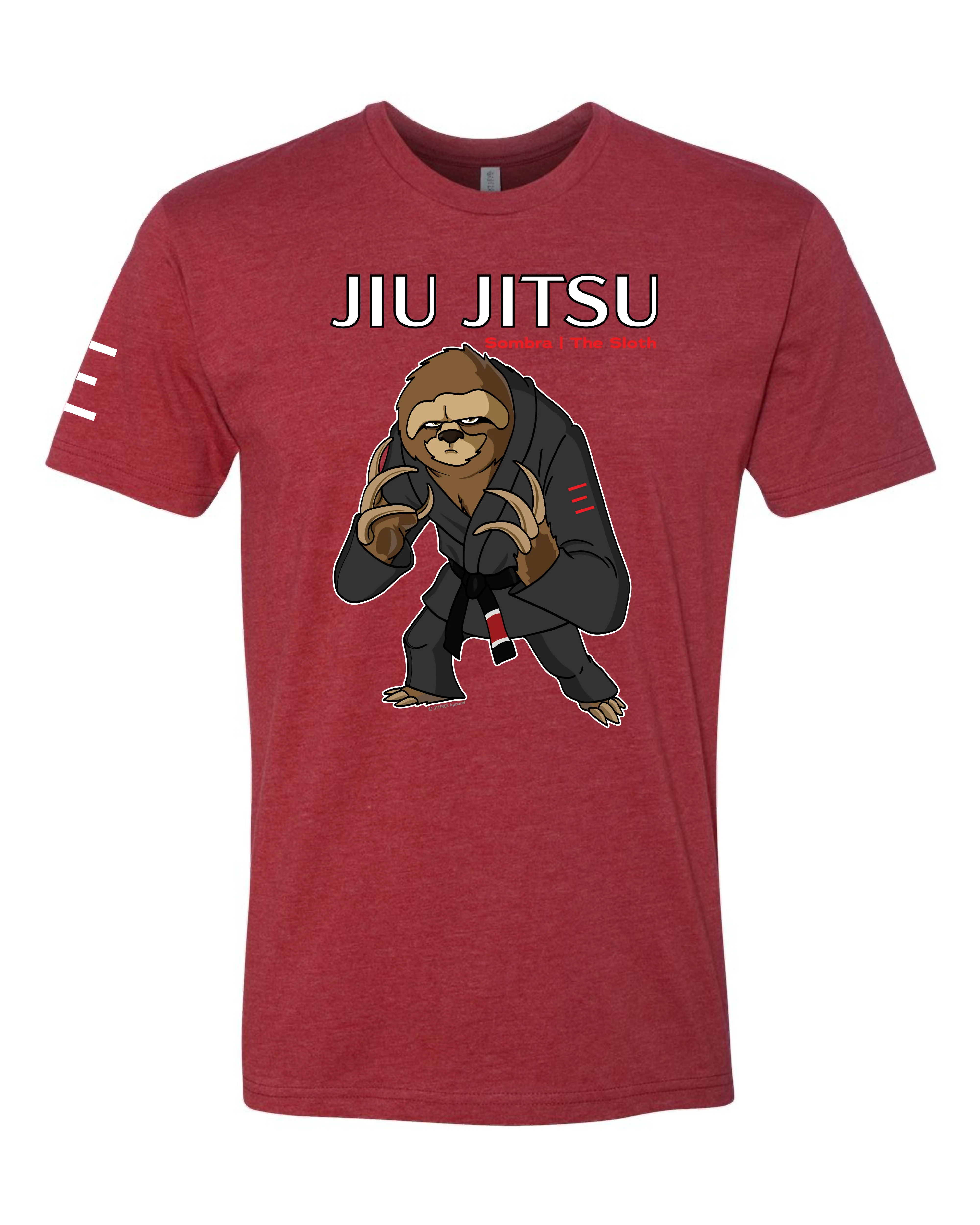 Sombra the Methodical Sloth – Adult BJJ Premium T-shirt 