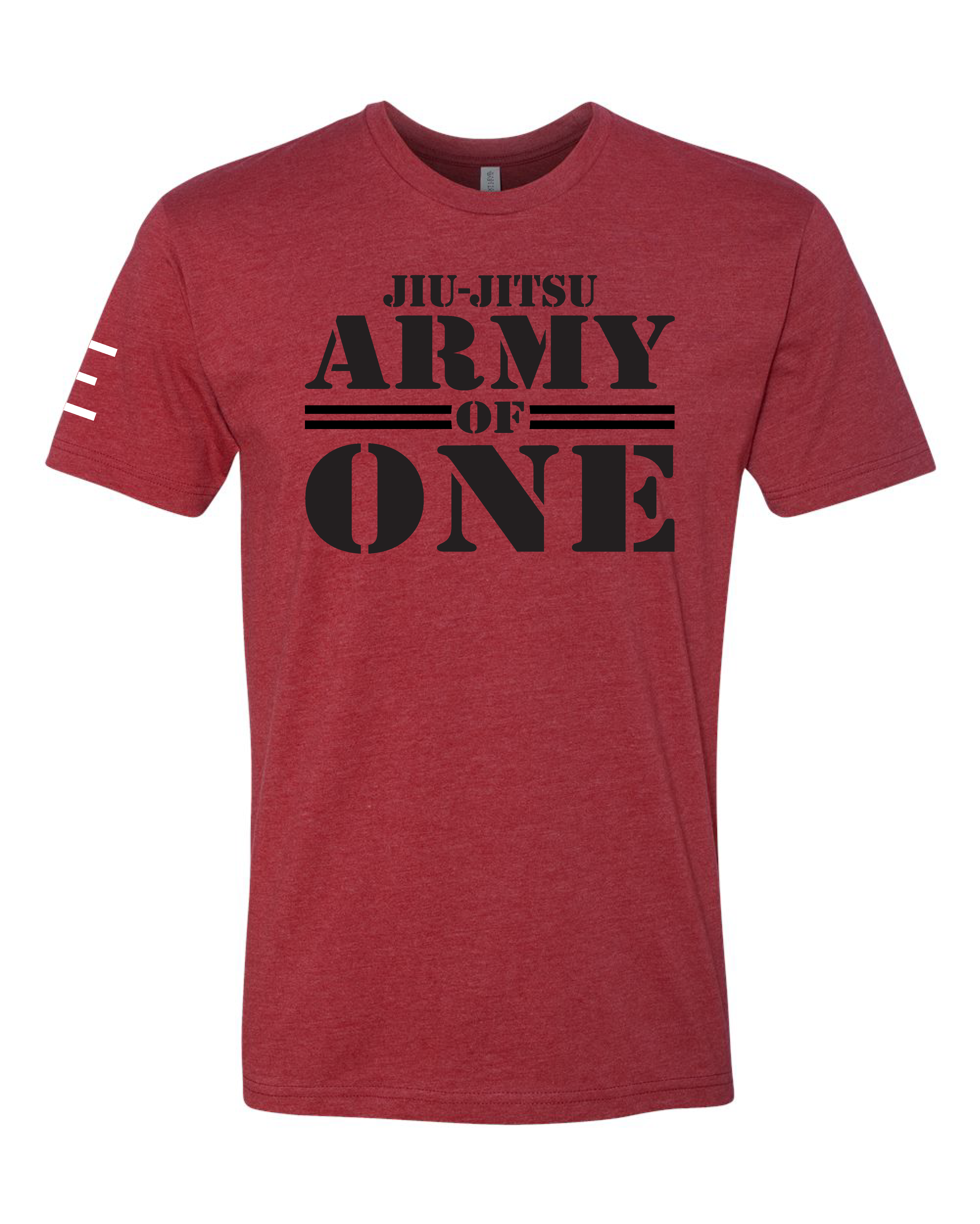 Jiu-Jitsu Army of One - Tough Mind, Spirit, and Will. Your Journey is only Yours - Premium T-Shirt - JiuJitsu 