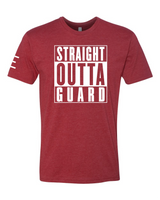 Straight Outta Guard: Premium Conversation Starter T-Shirt for Jiu-Jitsu Enthusiasts