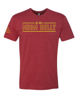 NEON BELLY V2 (Knee on Belly) Jiu-Jitsu Shirt - BJJ Funny Meme Premium T-Shirt