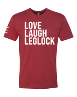 Love, Laugh, Leglock - BJJ Funny Meme Premium T-Shirt
