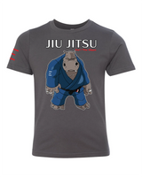 Youth - Kai the Hippo - BJJ T-Shirt - Premium Super soft T-Shirt
