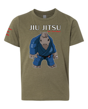 Youth - Kai the Hippo - BJJ T-Shirt - Premium Super soft T-Shirt 