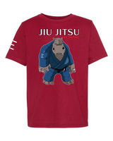 Youth - Kai the Hippo - BJJ T-Shirt - Premium Super soft T-Shirt