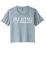 "Jiu Jitsu is My Therapy" Women's Crop Top