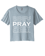 Pray vs Prey Jiu-Jitsu Crop Top – Faith and Fight BJJ Shirt for Women 