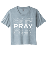 Pray vs Prey Jiu-Jitsu Crop Top – Faith and Fight BJJ Shirt for Women