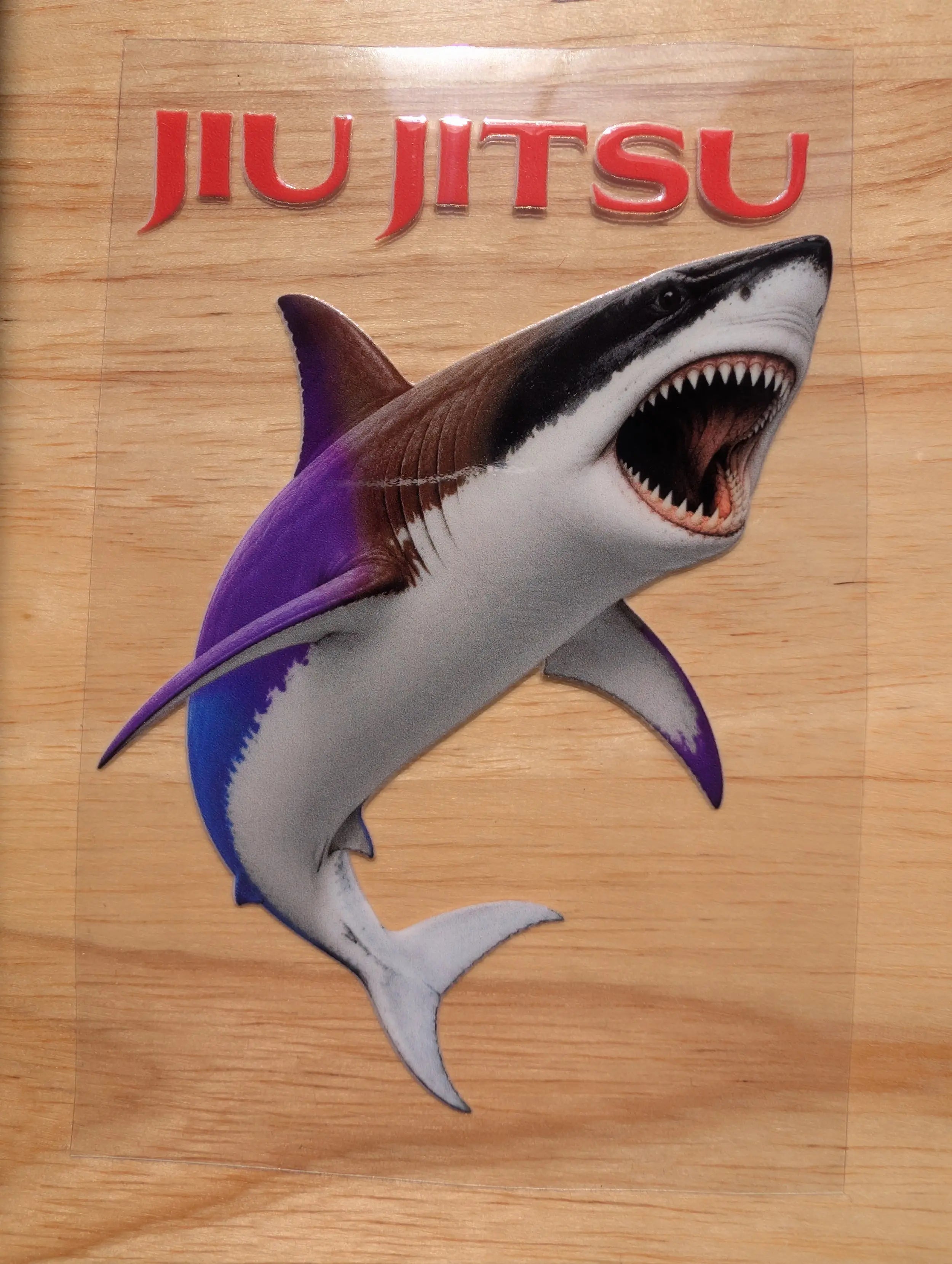Mat Shark Jiu Jitsu UV Sticker | Beware of the Shark