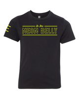 Youth - Neon Belly V2 - The Next Level of Knee-On-Belly - BJJ Funny T-Shirt
