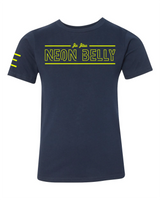 Youth - Neon Belly V2 - The Next Level of Knee-On-Belly - BJJ Funny T-Shirt