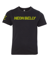 Youth - Retro Neon Belly V3 - Classic Knee-On-Belly Vibes - BJJ Funny T-Shirt