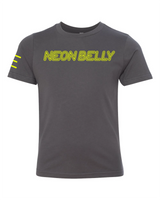 Youth - Retro Neon Belly V3 - Classic Knee-On-Belly Vibes - BJJ Funny T-Shirt