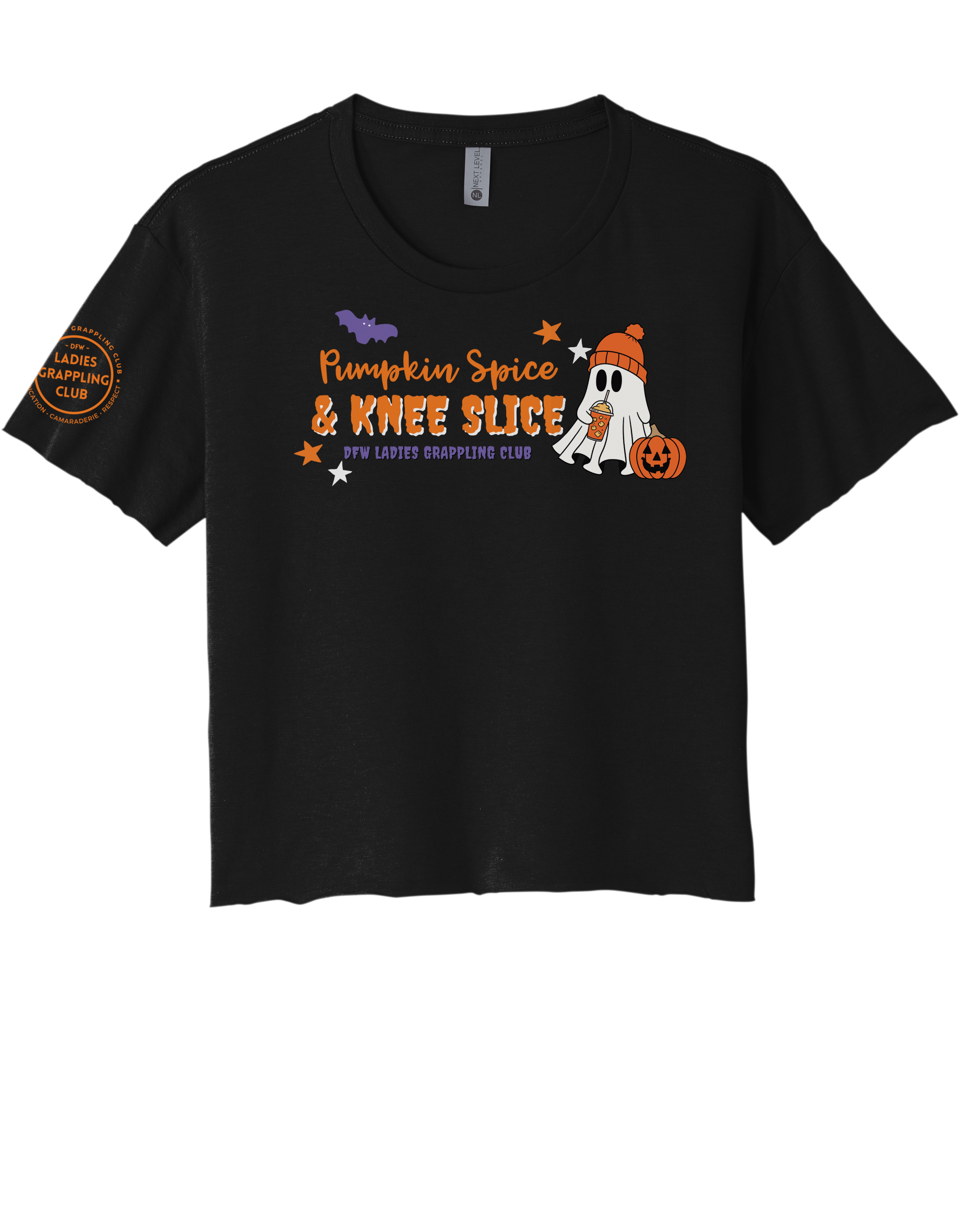 PUMPKIN SPICE & KNEE SLICE - Tshirt or Crop Top - 3Three Apparel LLC.