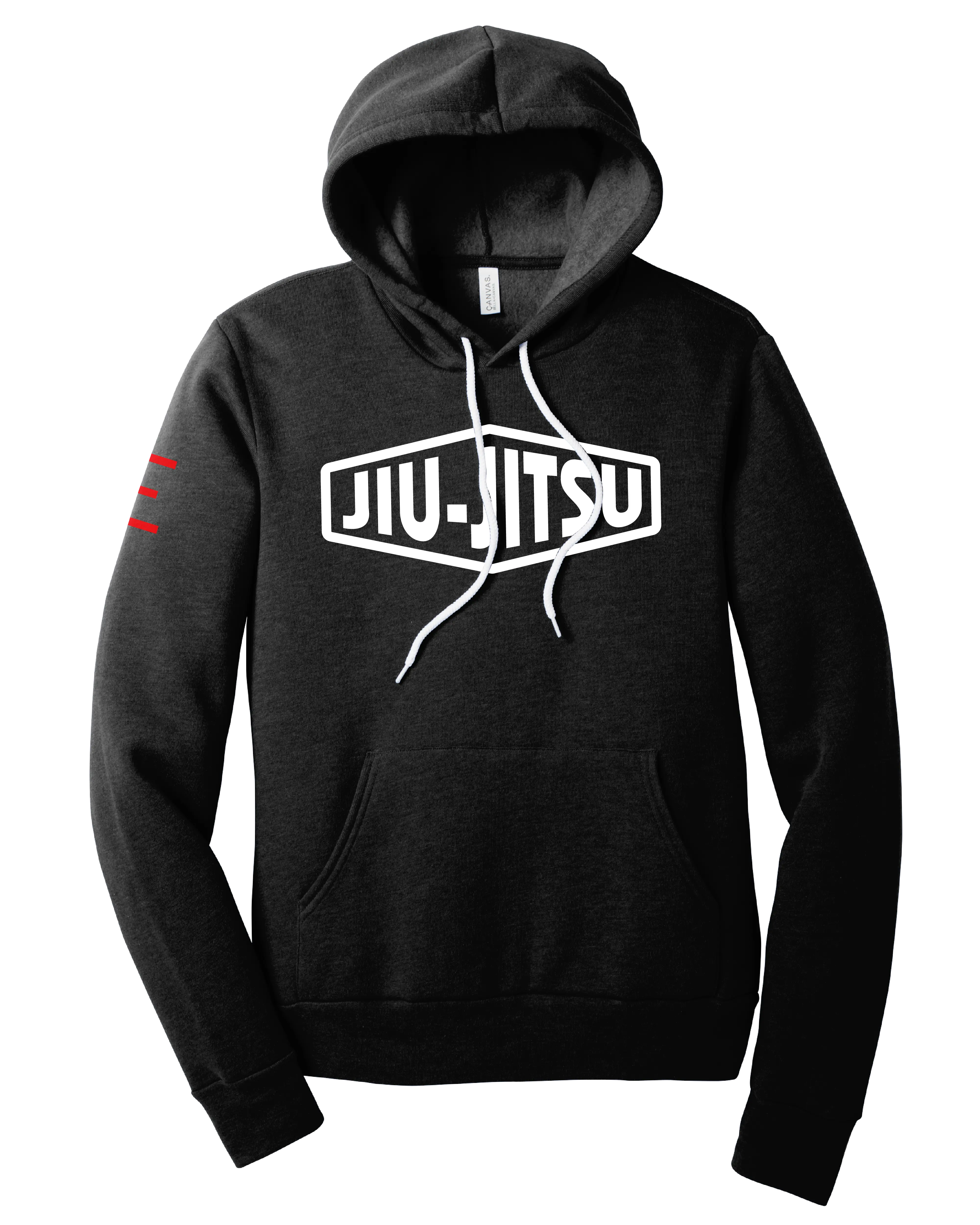 Vintage Jiu-Jitsu Logo Fleece Lightweight Hoodie – Classic BJJ Streetwear 