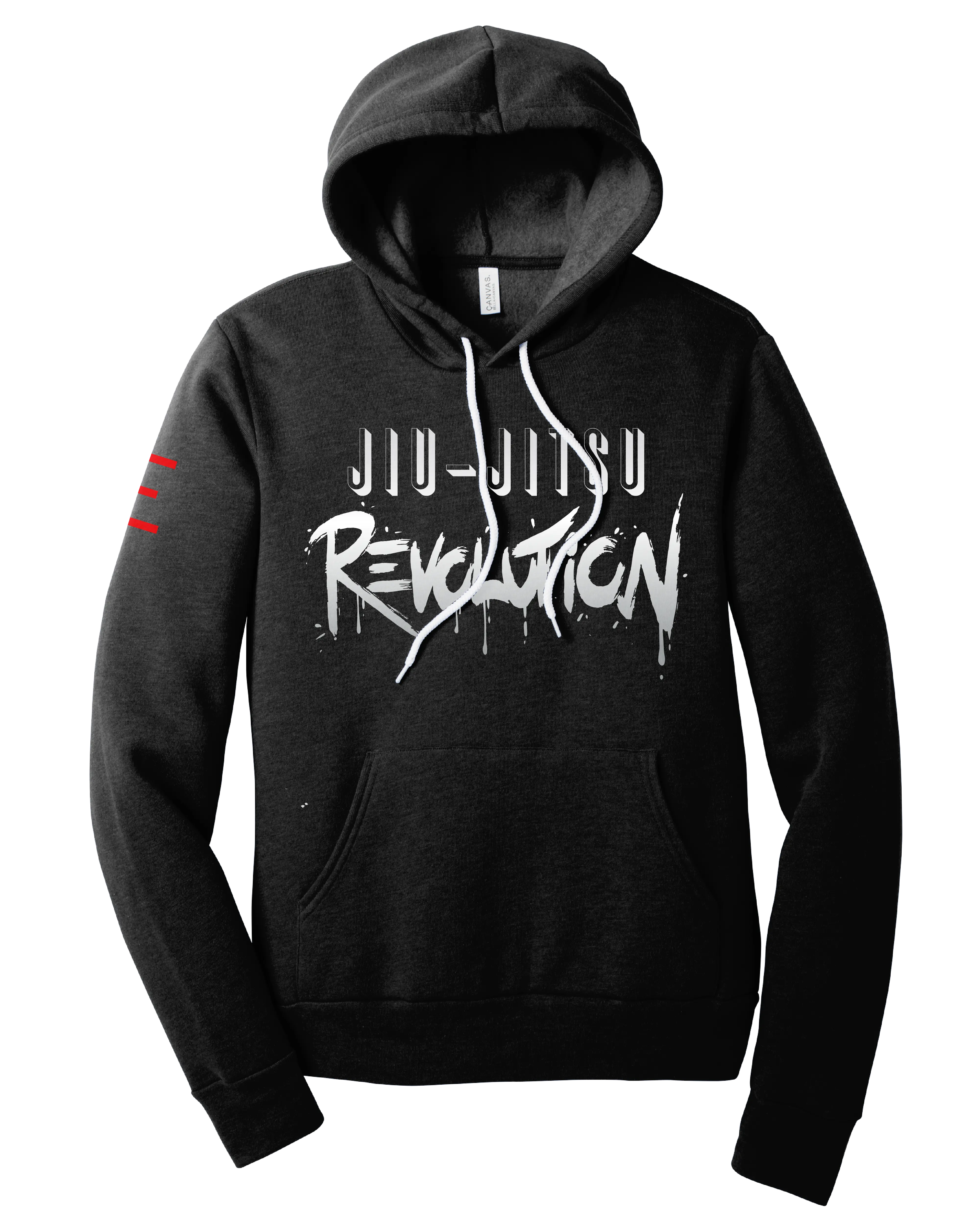 Jiu-Jitsu Revolution Hoodie – Comfortable & Durable BJJ Streetwear Jiu-Jitsu Revolution Hoodie – Matte Silver Print, Soft & Durable 