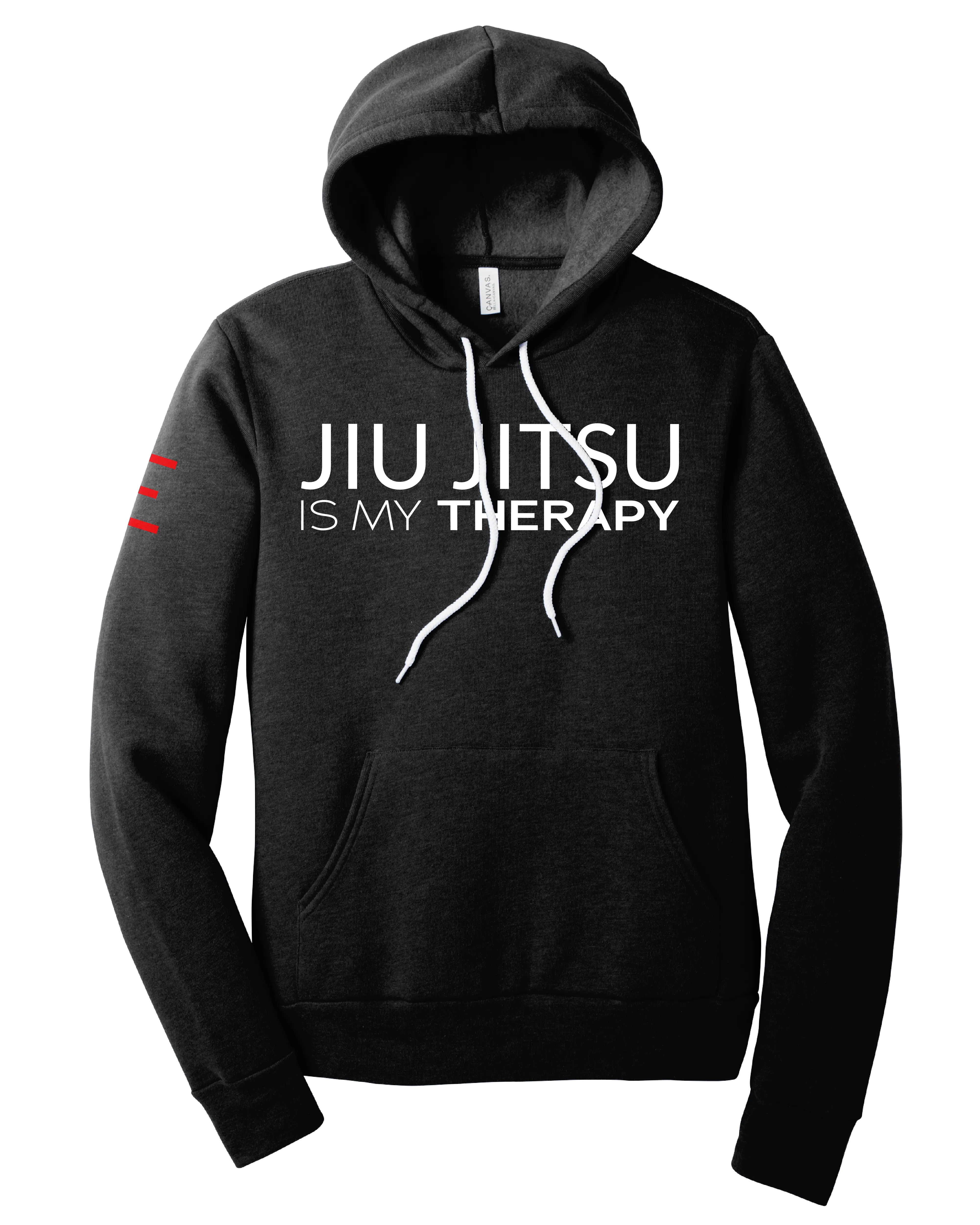 Jiu-Jitsu Is My Therapy Fleece Lightweight Hoodie – Comfort & Style for BJJ Practitioners 