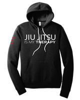Jiu-Jitsu Is My Therapy Fleece Lightweight Hoodie – Comfort & Style for BJJ Practitioners