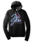 Roll. Recover. Repeat Jiu-Jitsu Fleece Hoodie – Retro 80s Miami Style BJJ 