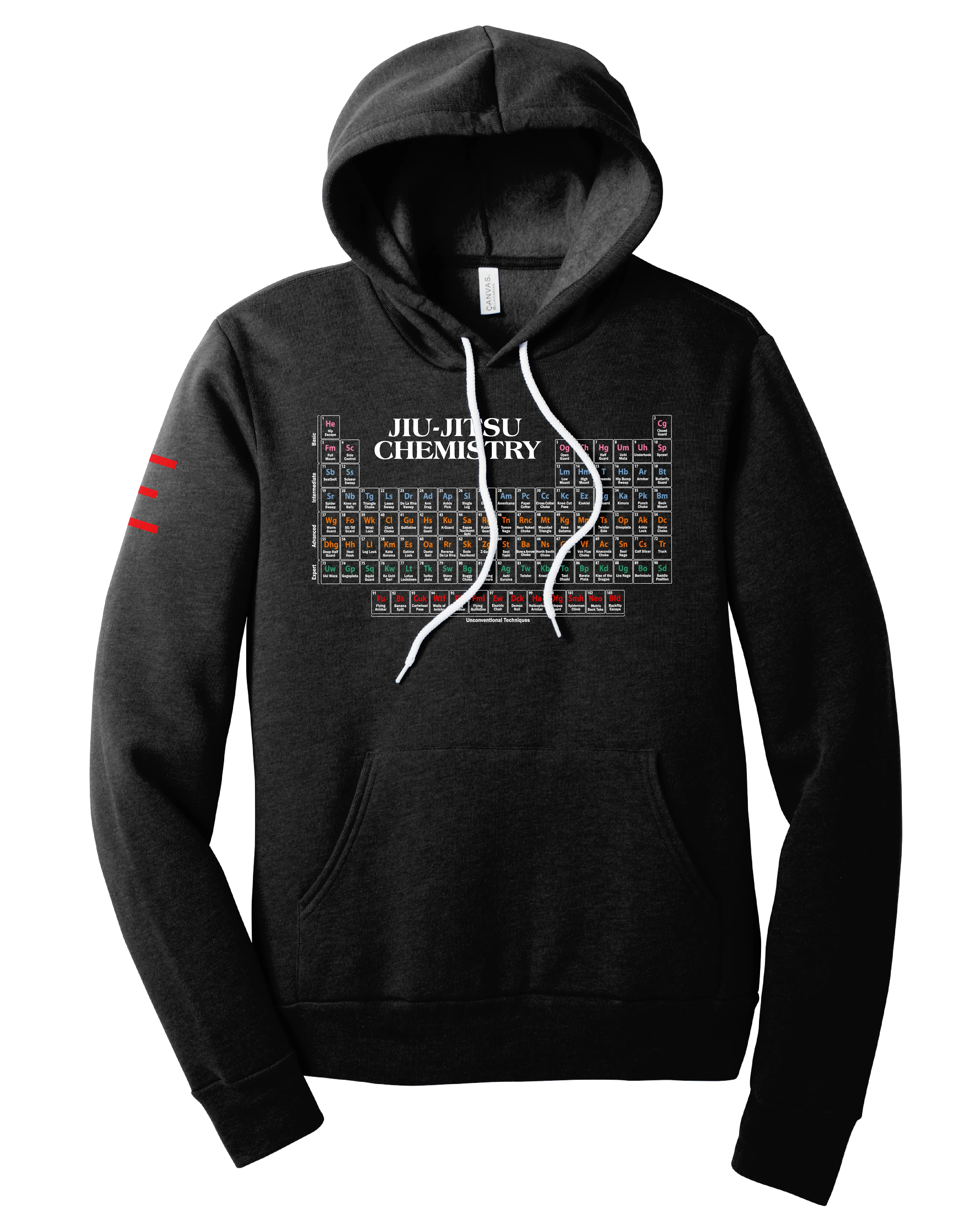 Jiu-Jitsu Chemistry Fleece Lightweight Hoodie – Comfortable & Durable BJJ Streetwear 