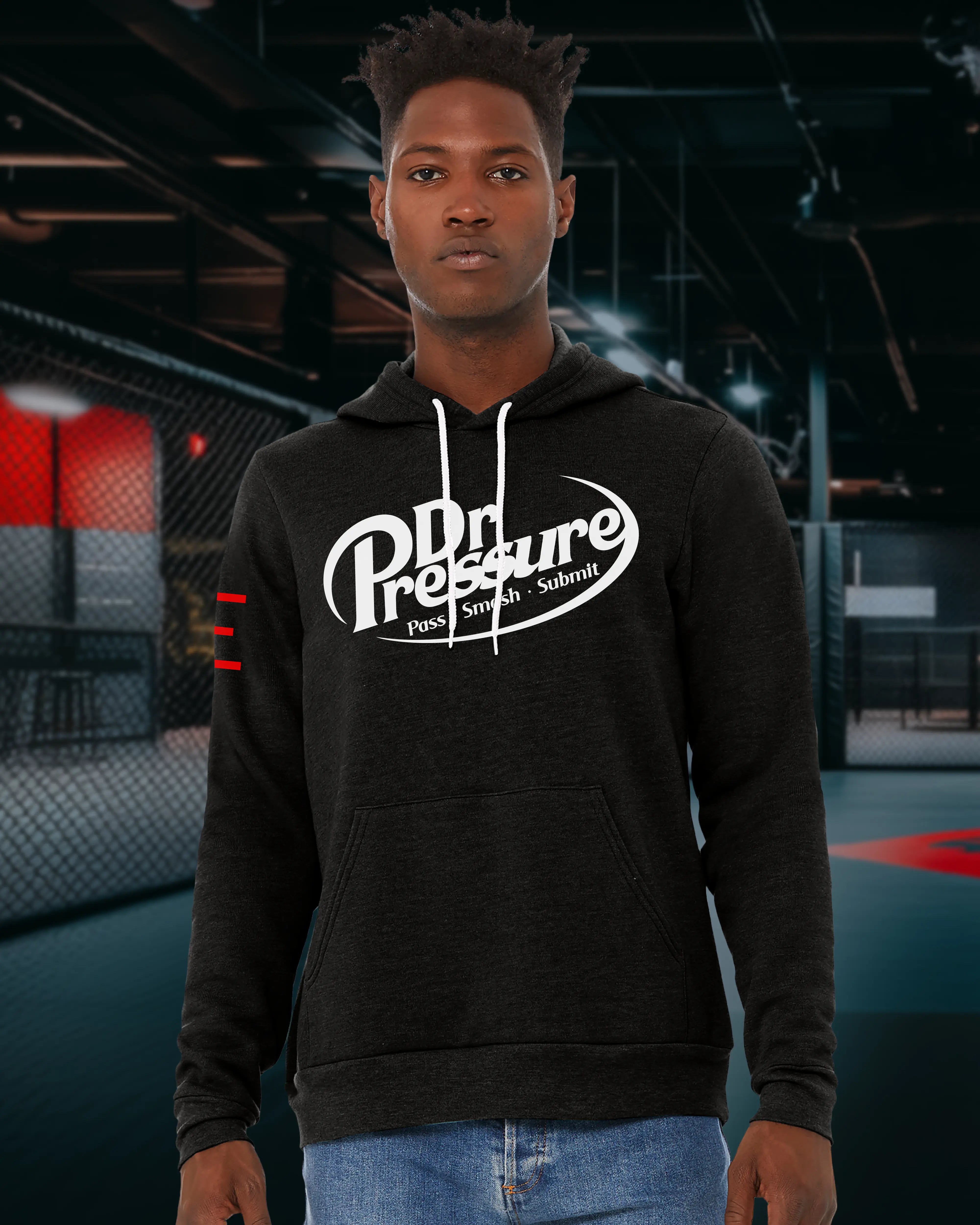 Dr. Pressure Fleece Lightweight Hoodie – Premium Jiu-Jitsu Streetwear for Smash Passers 