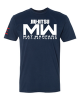Jiu-Jitsu MW Tactical Hugger Tee - Mat Warfare Parody funny shirt
