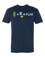 Pickle + Paddle = Fun Pickleball T-Shirt - Cute and Playful Design