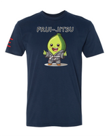 Frui-Jitsu Avocado Wearing a Gi Cartoon Shirt - Funny Cute Avocado