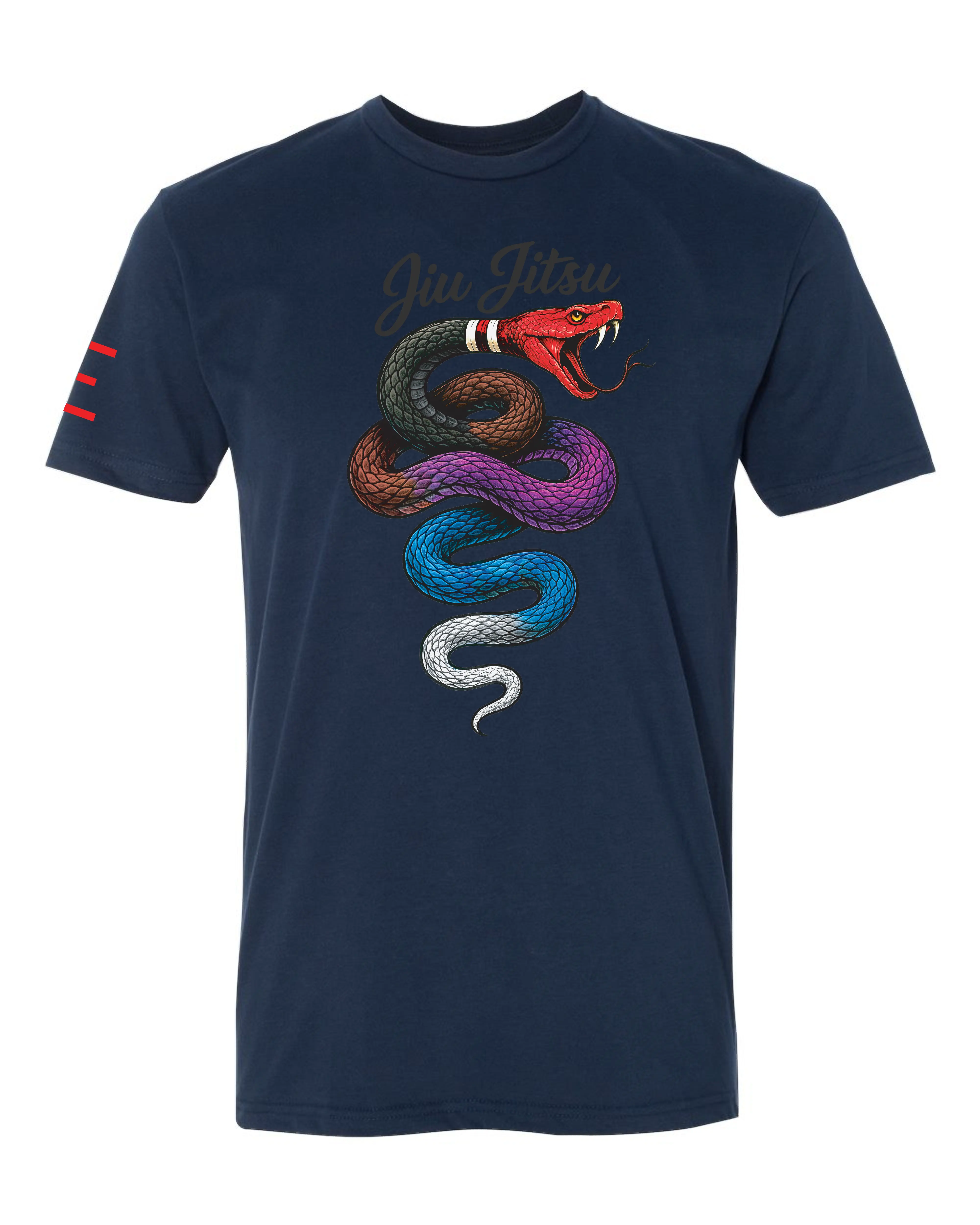 BJJ Belt Snake T-Shirt – Adult BJJ Premium T-shirt 