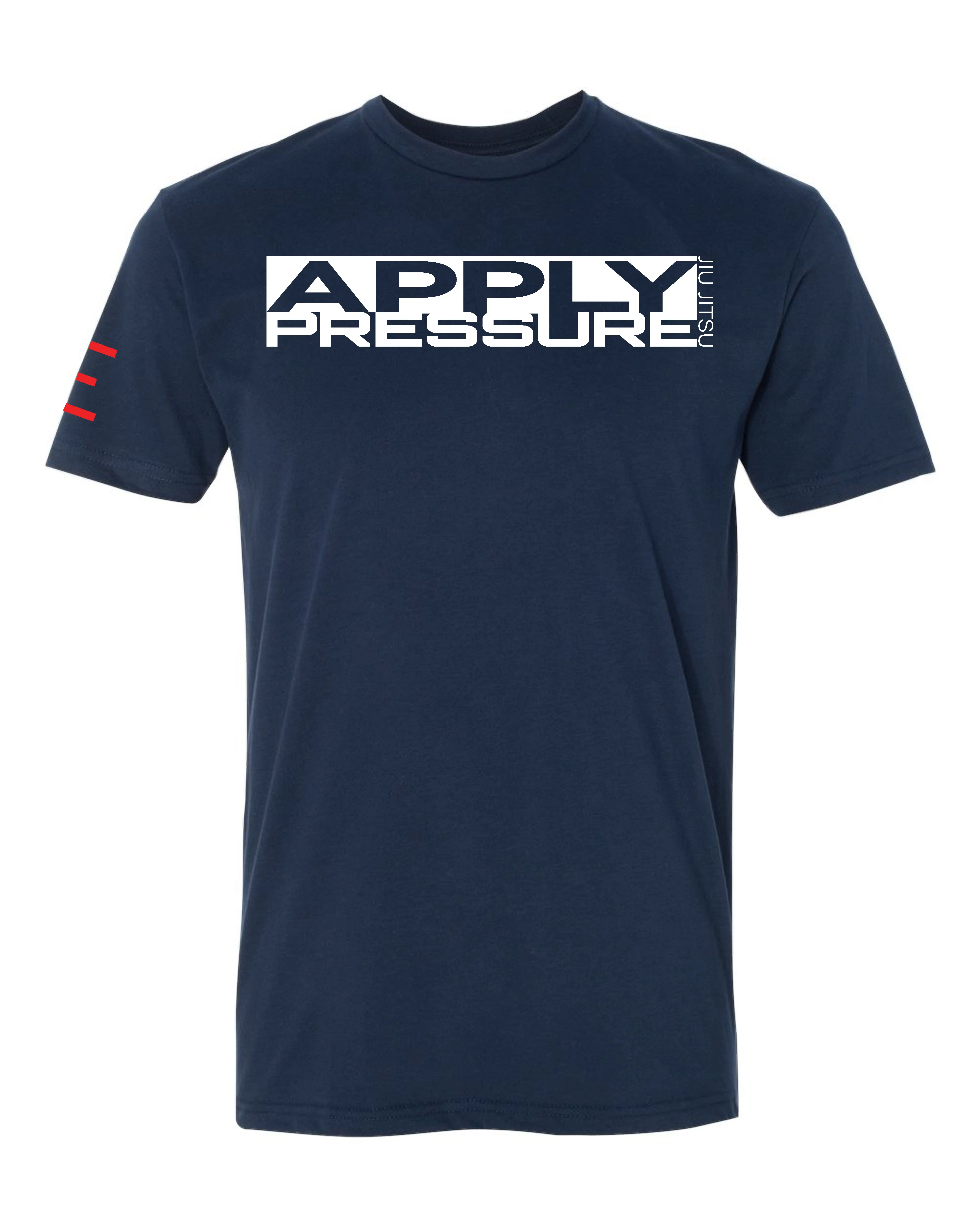 Apply Pressure Jiu-Jitsu T-Shirt - Technique Motivational BJJ Apparel 