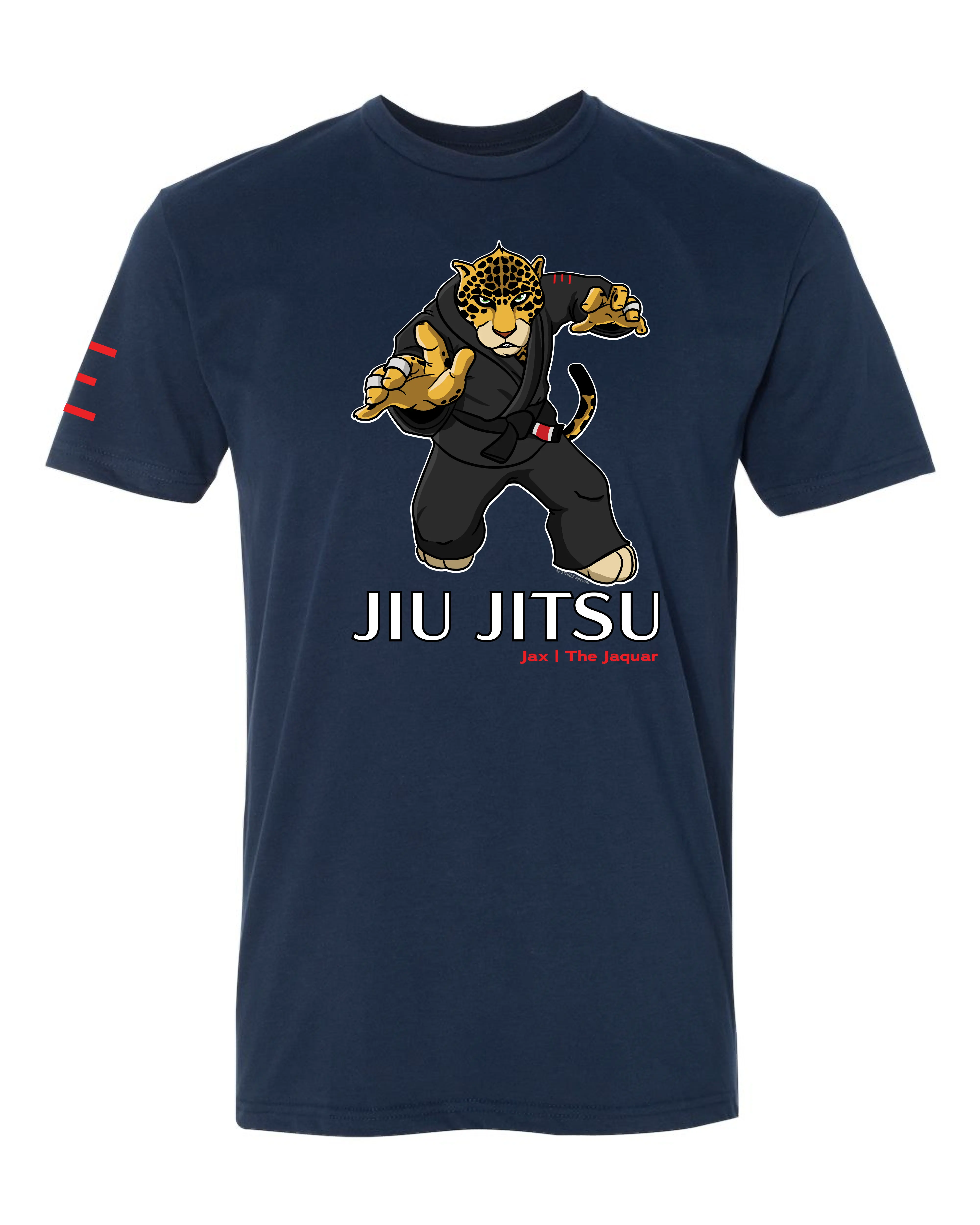 Jax the Agile Jaguar – Adult BJJ Premium T-shirt 