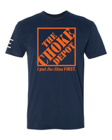 The Choke Depot - BJJ Funny Meme Parody Premium T-Shirt - JIU-JITSU