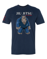 Kai the Unmovable Hippo – Adult BJJ Premium T-shirt
