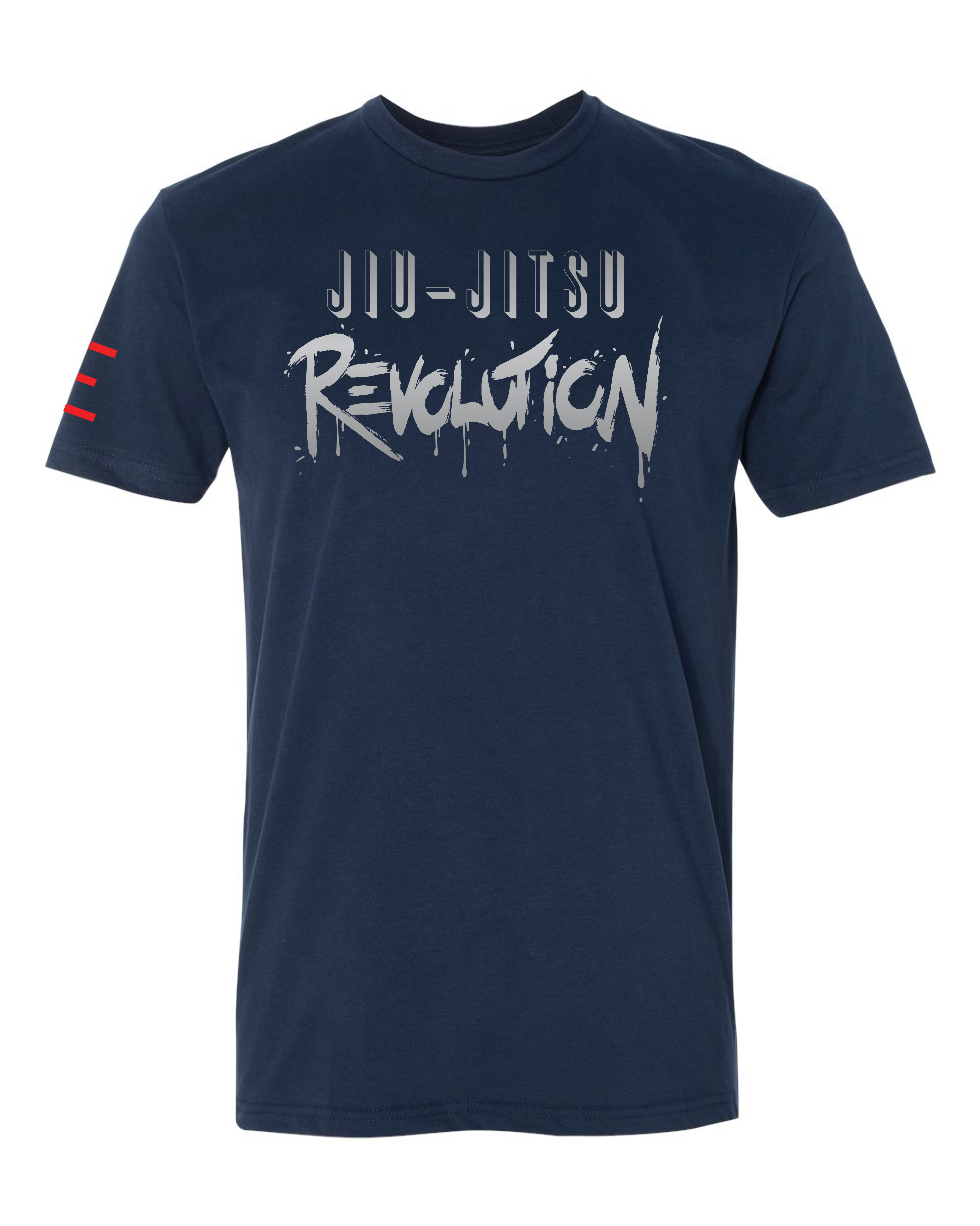 Jiu-Jitsu Revolution T-Shirt – Matte Silver Print, Ultra-Soft & Lightweight