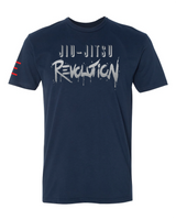 Jiu-Jitsu Revolution T-Shirt – Matte Silver Print, Ultra-Soft & Lightweight