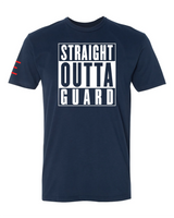 Straight Outta Guard: Premium Conversation Starter T-Shirt for Jiu-Jitsu Enthusiasts