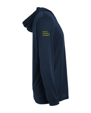 NEON BELLY - Humorous BJJ Long Sleeve Hooded Shirt, Moisture Wicking & UPF 50+ Protection 