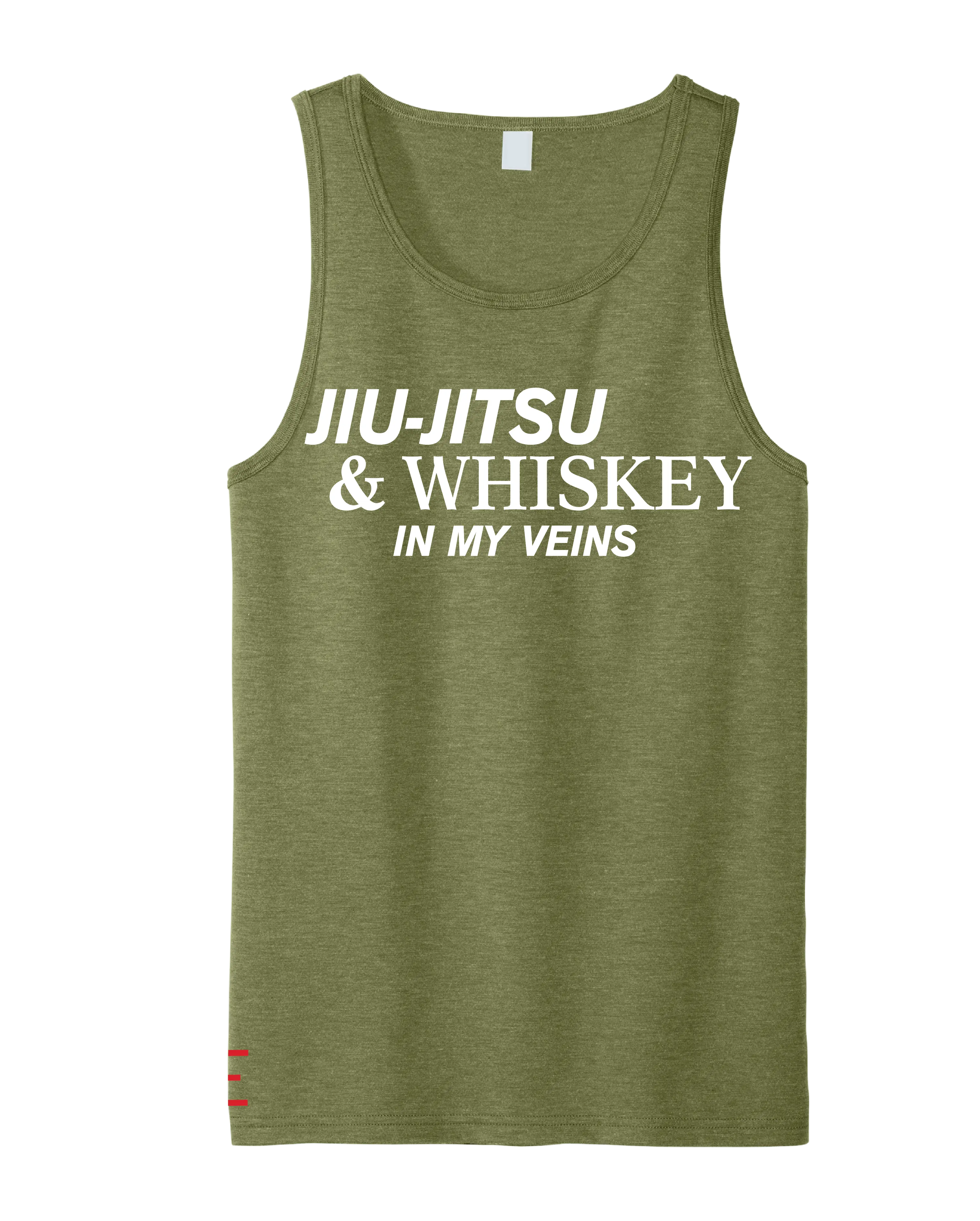 Jiu-Jitsu & Whiskey Tank Top – Lightweight, Eco-Friendly BJJ Lifestyle Wear - 3Three Apparel LLC.