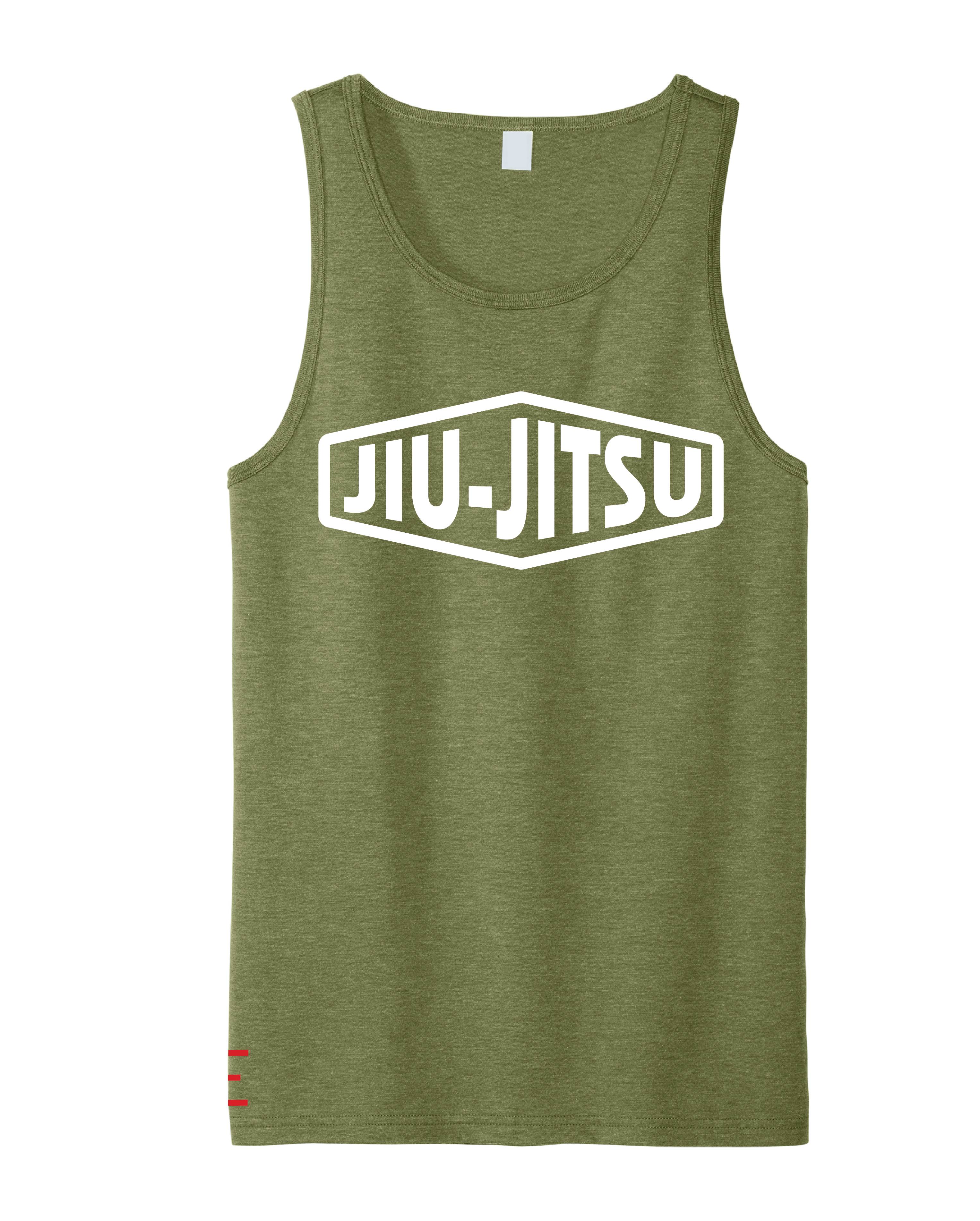 Jiu-Jitsu Badge Logo Tank Top – Clean & Bold BJJ Lifestyle Shirt