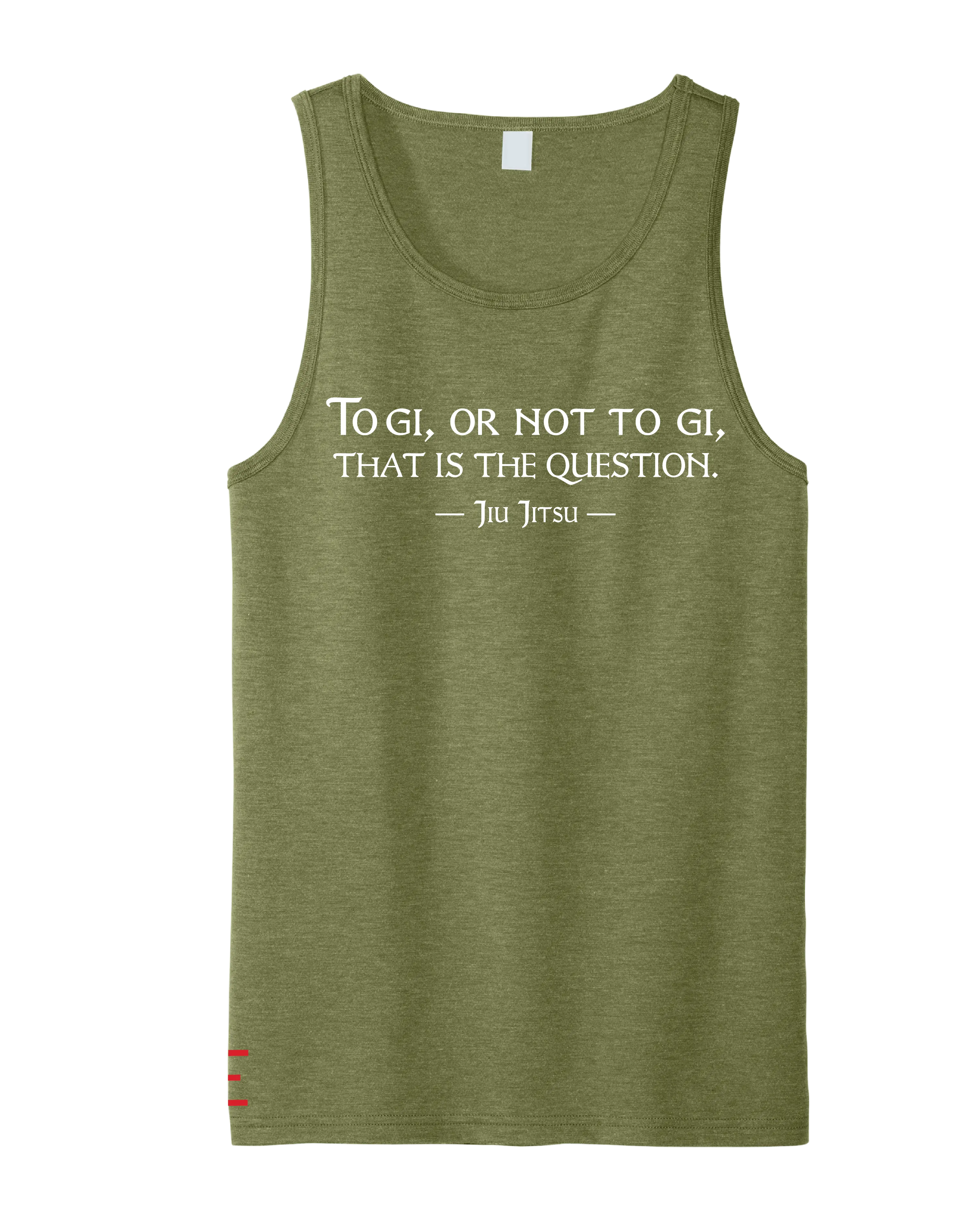 To Gi, or Not To Gi Tank Top – Funny Jiu-Jitsu Debate Shirt 