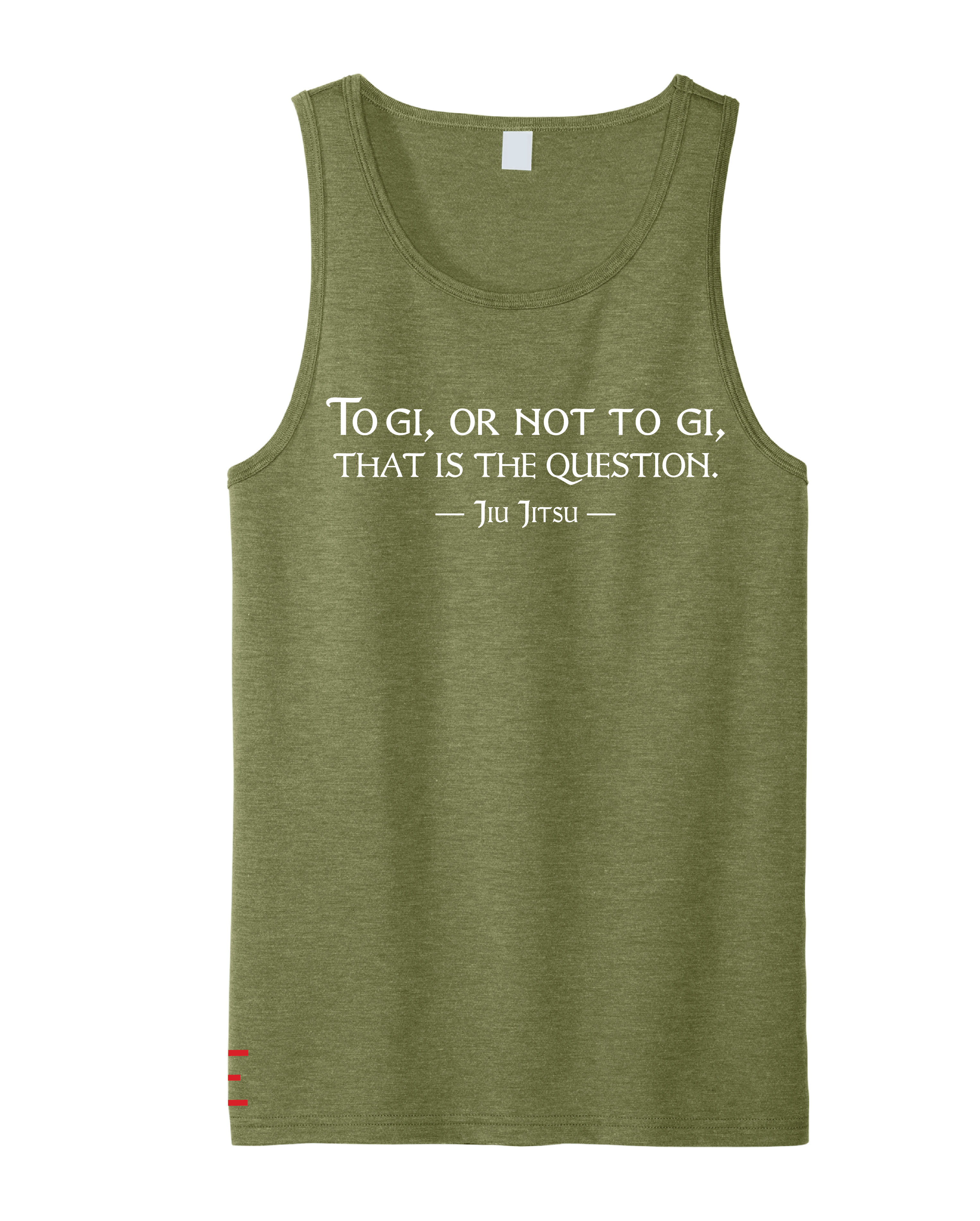 To Gi, or Not To Gi Tank Top – Funny Jiu-Jitsu Debate Shirt