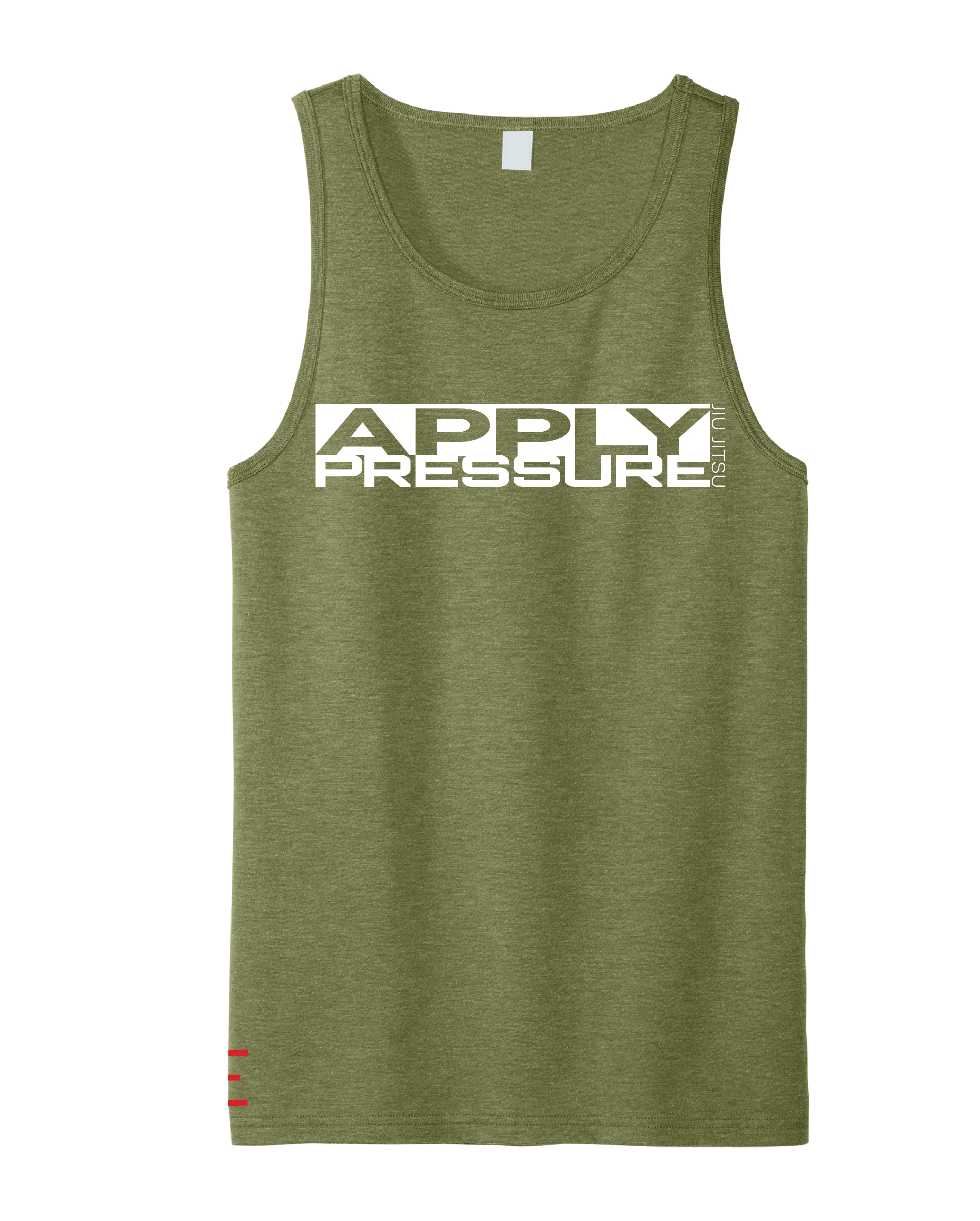 Apply Pressure Jiu-Jitsu Tank Top – BJJ Pressure Passing & Mindset Shirt - 3Three Apparel LLC.