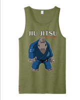 Kai the Hippo Jiu-Jitsu Tank Top – BJJ Animals Series Pressure Game Shirt