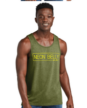 Neon Belly Jiu-Jitsu Tank Top – Retro Funny BJJ Pressure Shirt