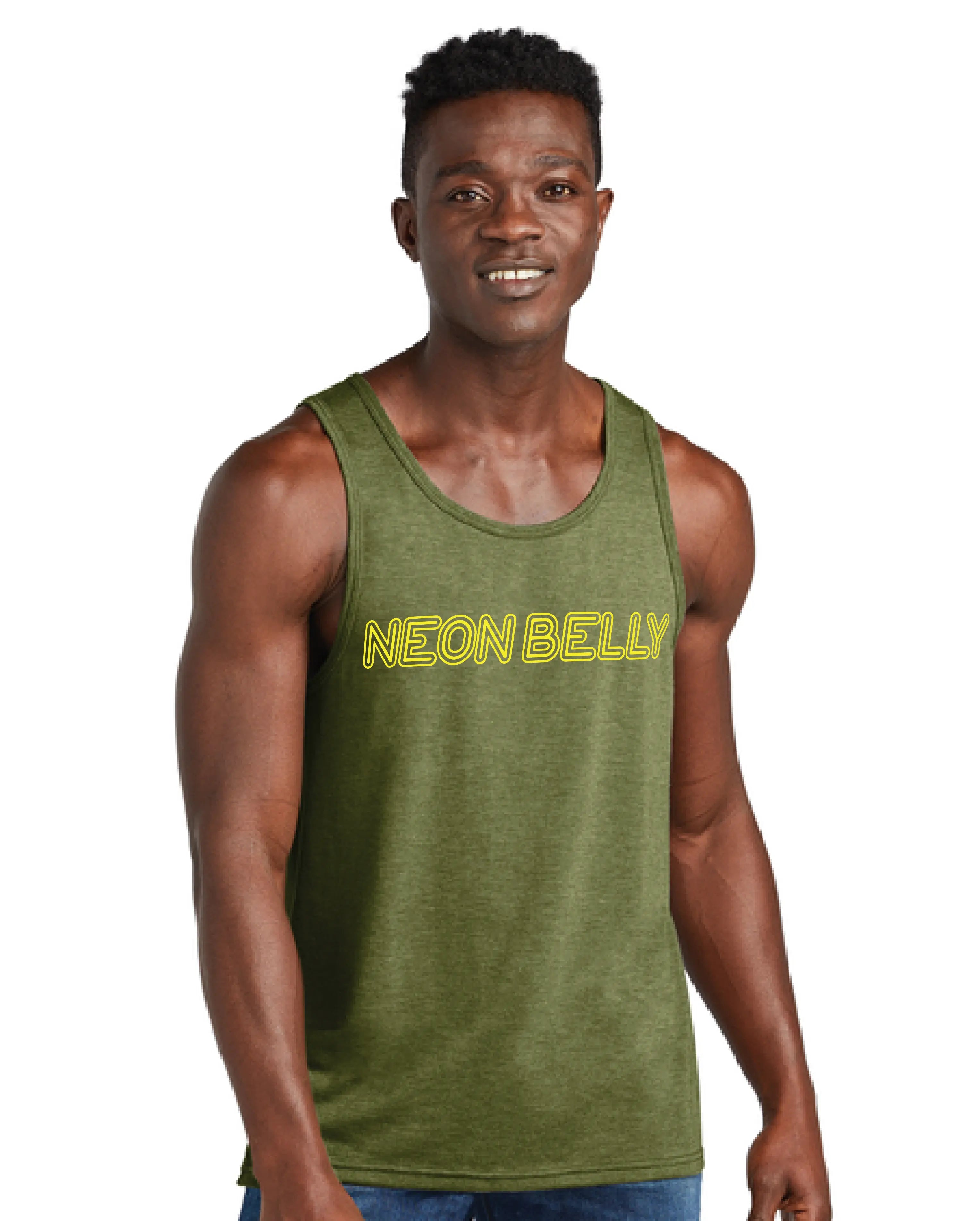 Neon Belly V3 Jiu-Jitsu Tank Top – Funny BJJ Pressure Game Shirt 