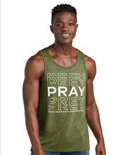 Pray vs Prey Jiu-Jitsu Tank Top – Faith and Fight BJJ Grappling Shirt for Training and Open Mat 