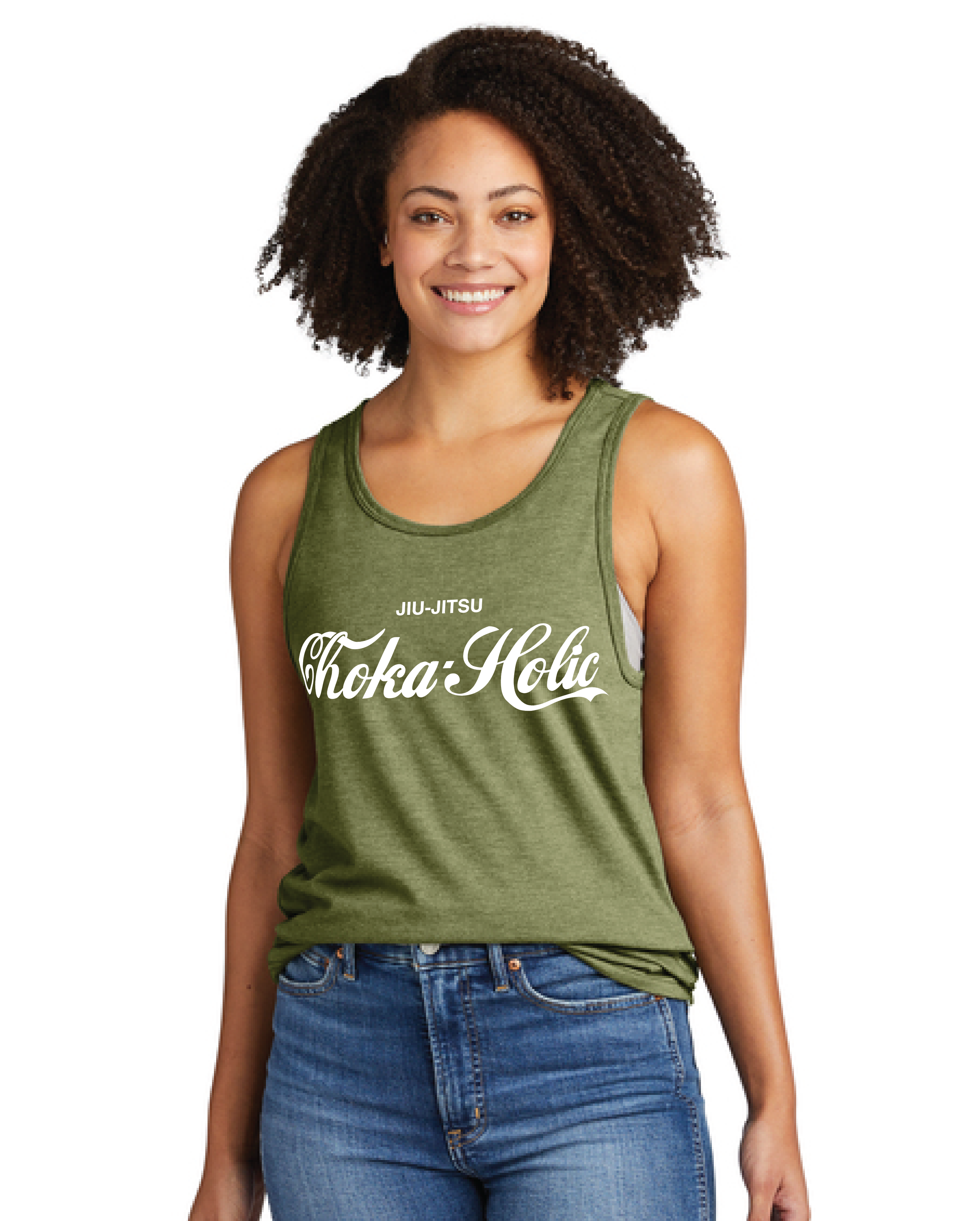 Choka-Holic Jiu-Jitsu Tank Top – Funny BJJ Parody Shirt