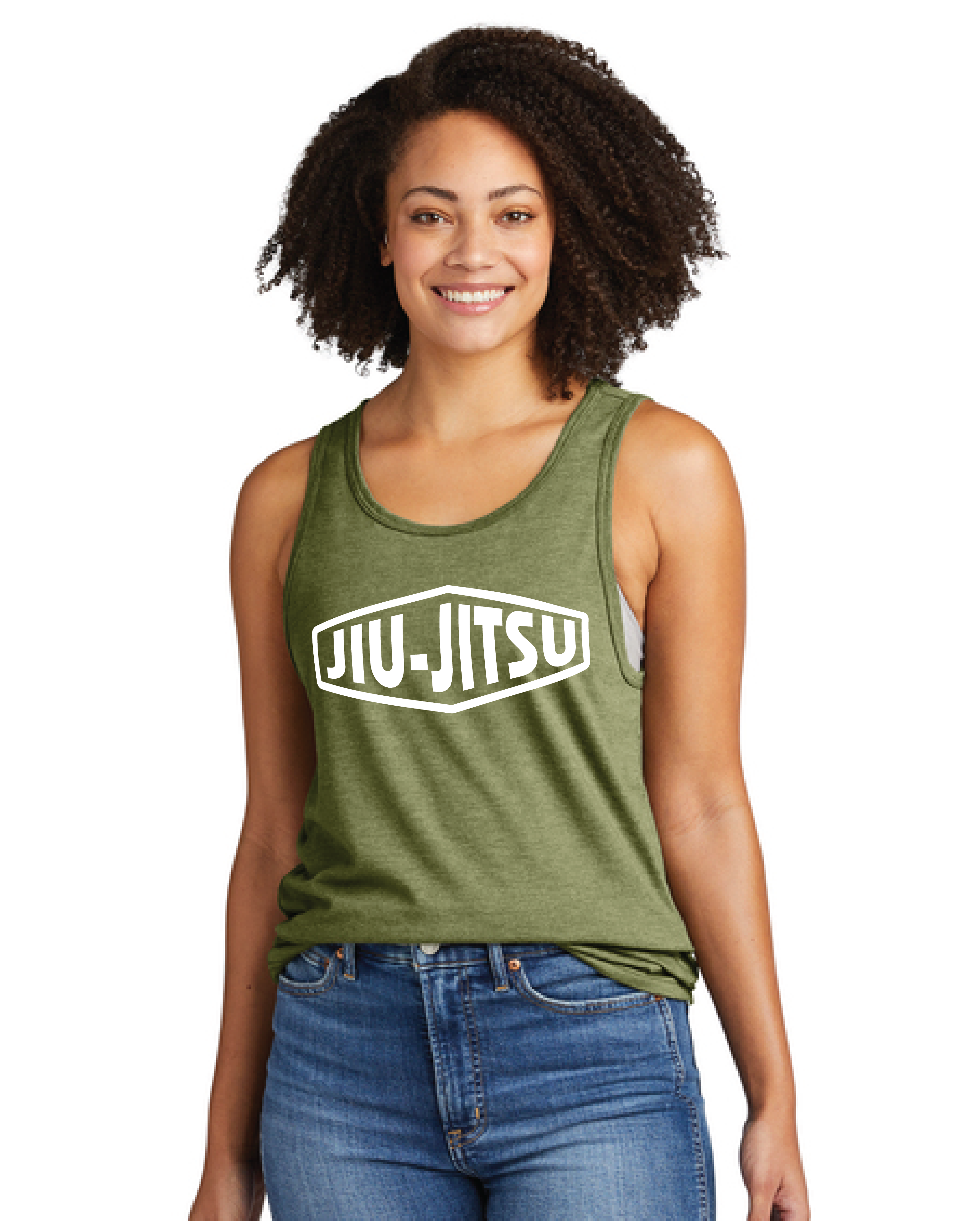 Jiu-Jitsu Badge Logo Tank Top – Clean & Bold BJJ Lifestyle Shirt
