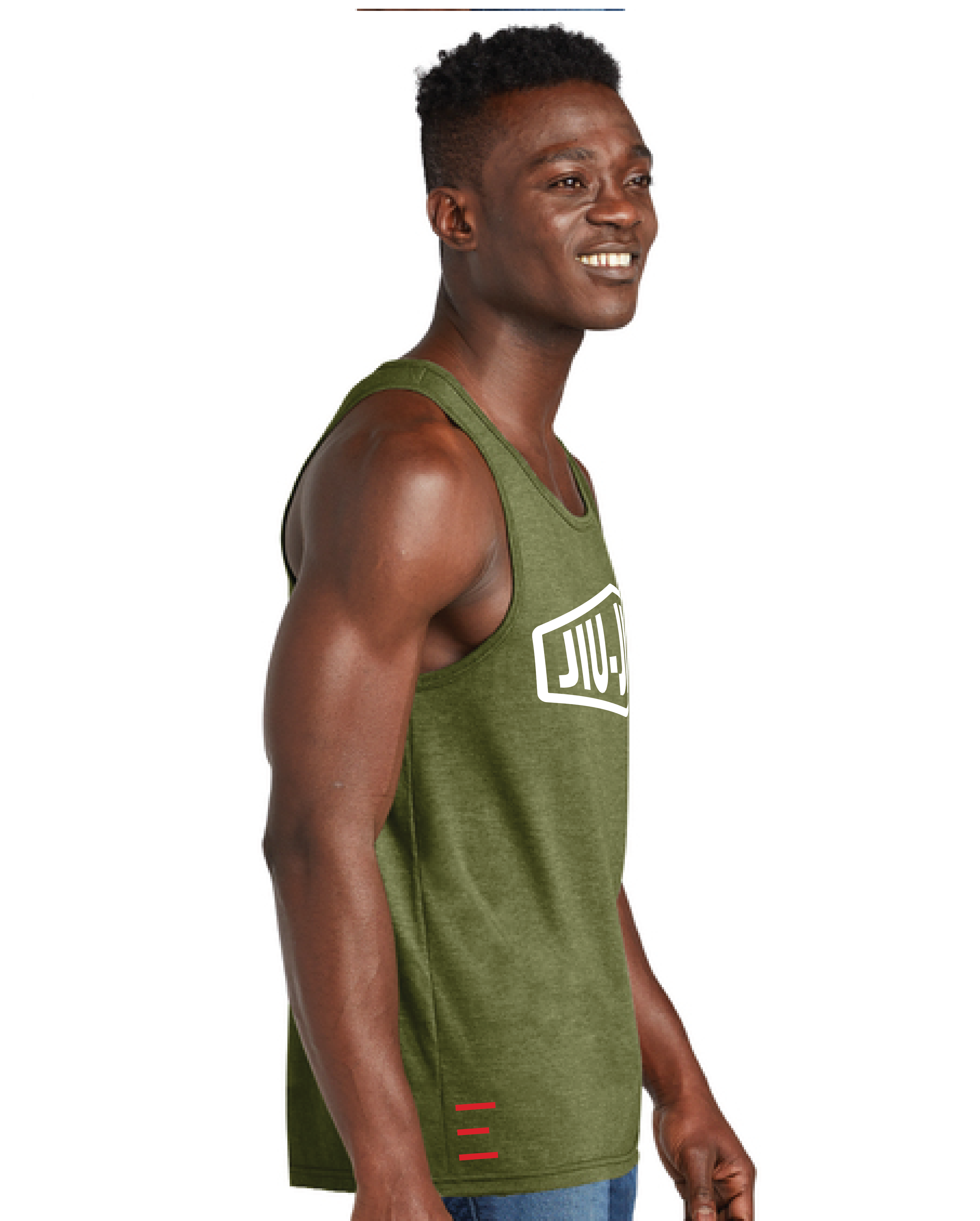Jiu-Jitsu Badge Logo Tank Top – Clean & Bold BJJ Lifestyle Shirt